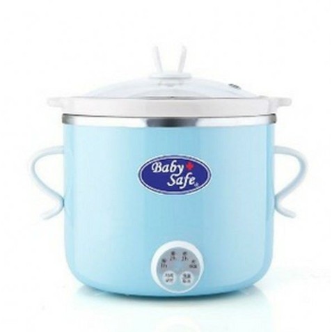 Baby Safe Slow Cooker Biru Digital 0,8 Liter LB007