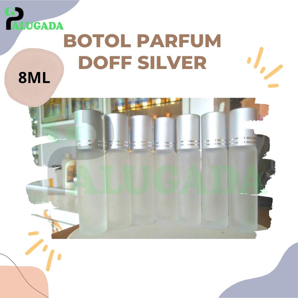 BOTOL PARFUM ROLL ON 8ML | DOFF SILVER 8ML | HARGA PERLUSIN
