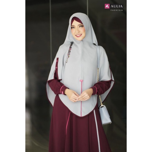 Set Gamis Aulia NEW AZALEA PENSYLVANIA OCEAN
