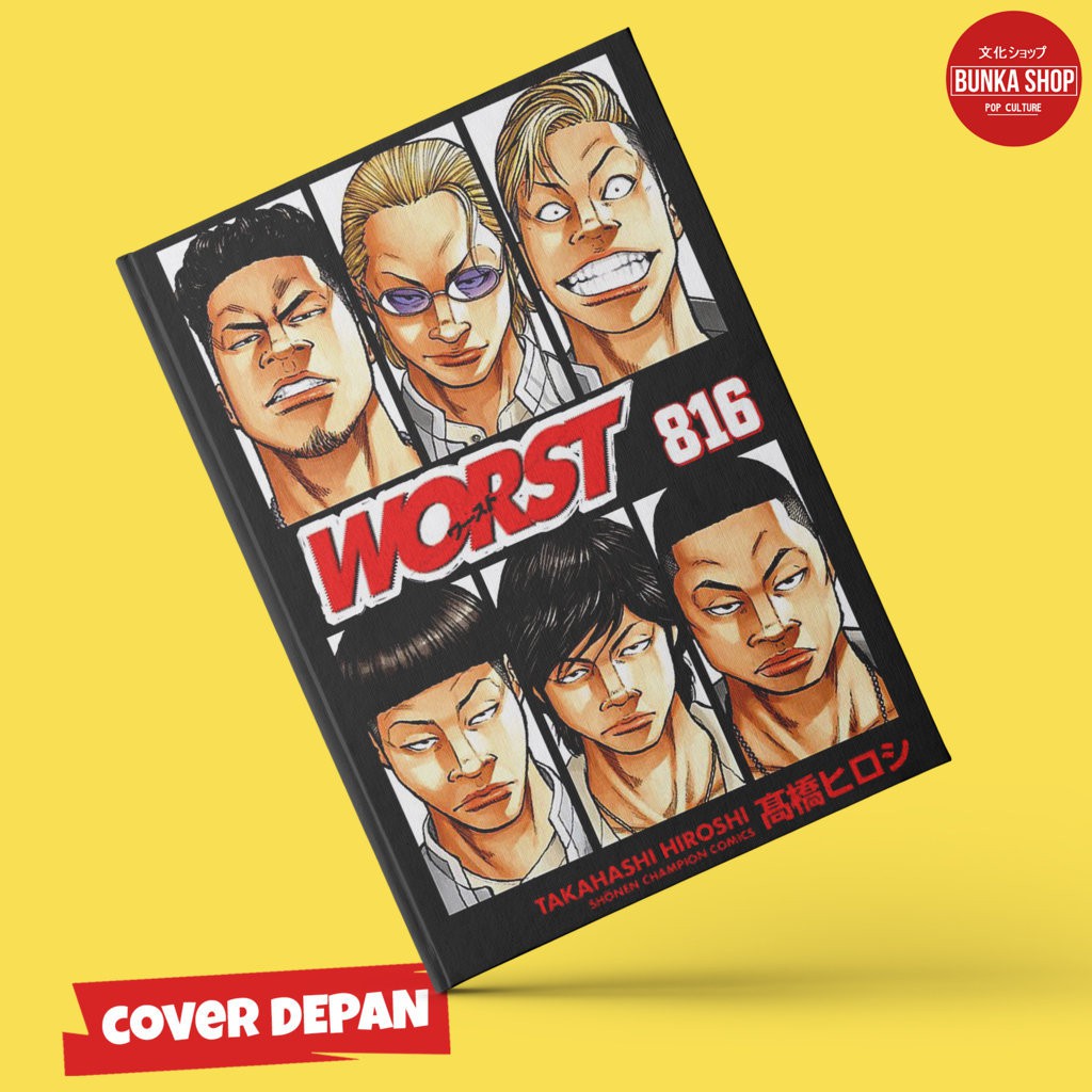 

Note Book Anime Film Crows Zero The Worst Hardcover A5 Buku Tulis Catatan Murah