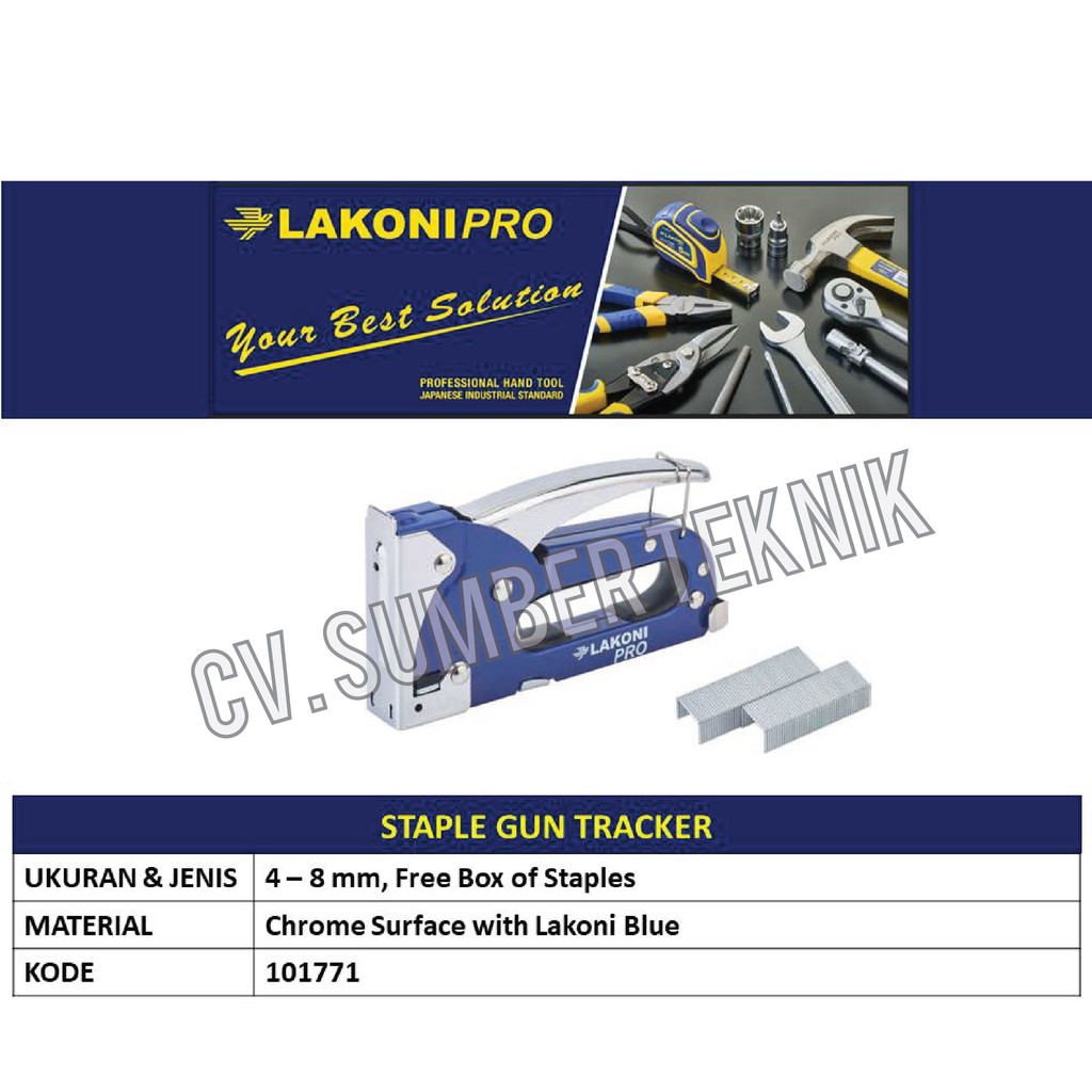 

LAKONI PRO Staples 4-8 mm / Staple Gun Tracker