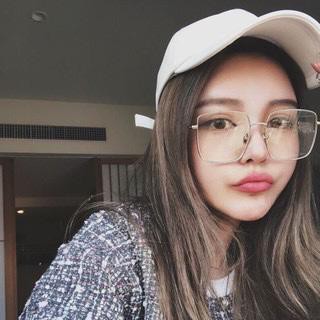 WBS Kacamata Anti Radiasi UV Persegi Kaca Mata Style Korea Bingkai Retro Frame Eyeglasses Murah KC012 (7825)-1