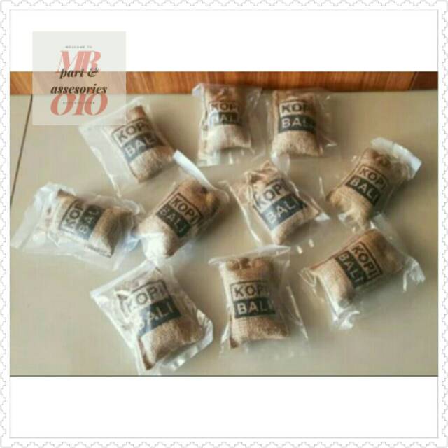 (BEST STAR) PARFUM MOBIL KOPI BALI UK. KARUNG 6X9Cm 7x10Cm Hangtag