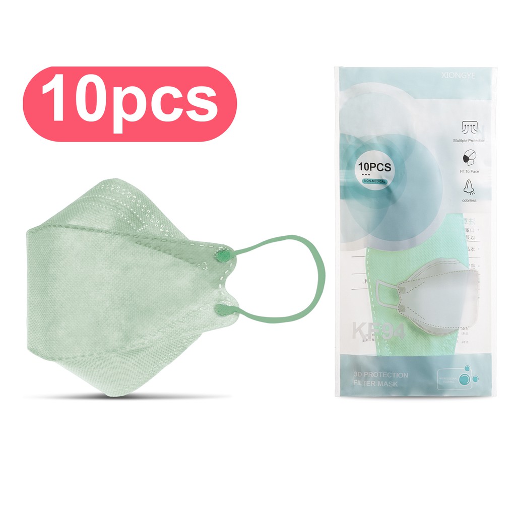 Masker Kf94 Korea Warna Warni Perlengkapan Non Medis Face Mask 4 Ply Kf 94 Original