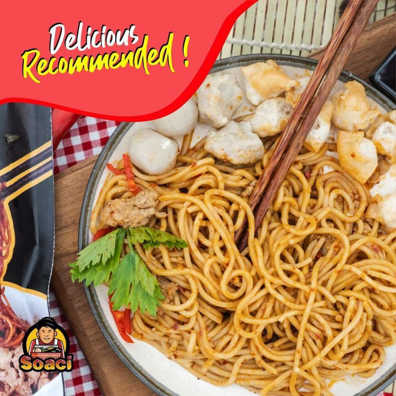 

Mie Ayam Mercon Soaci Khas Garut