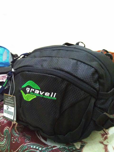 Tas Selempang Gravell Bisa Pinggang Travel Pouch Waistbag Bodypack