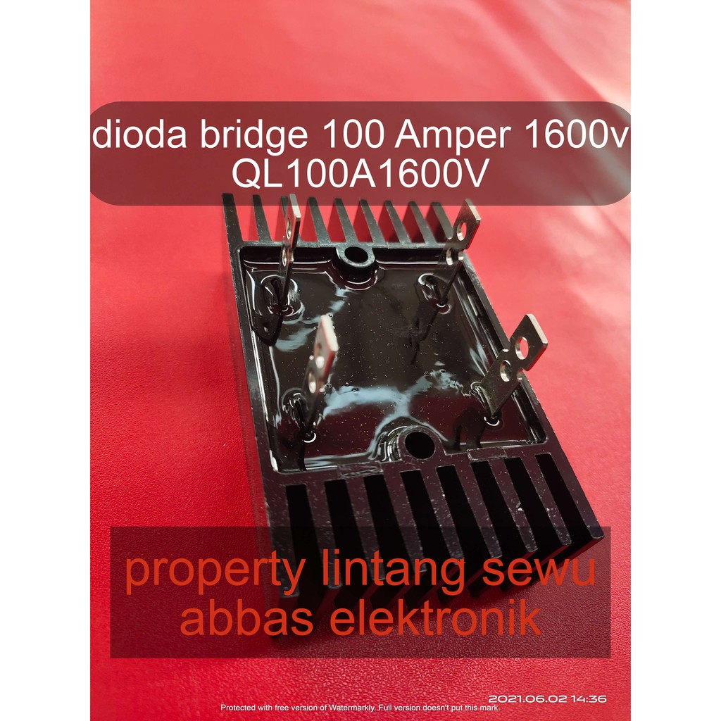 DIODA BRIDGE 100A 100 AMPER 1600V QL100A1600V