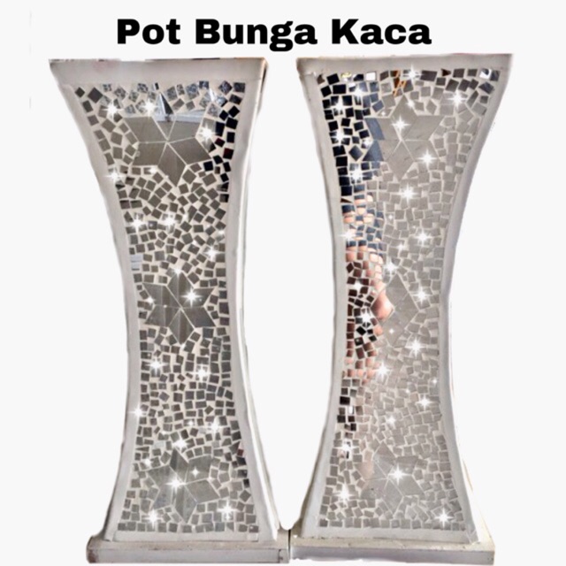 Pot Bunga Kaca Dekorasi Pelaminan Shopee Indonesia