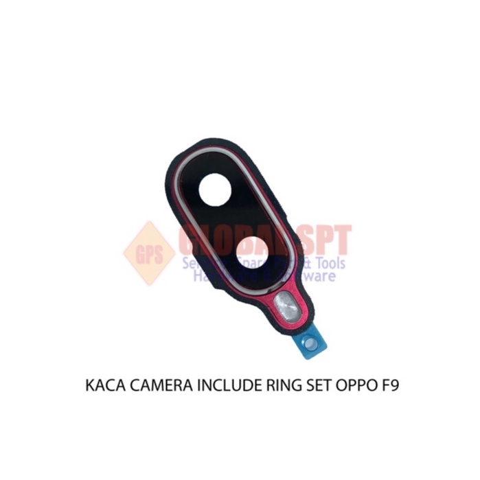 KACA CAMERA INCLUDE RING SET OPPO F9 / KACA LENSA KAMERA