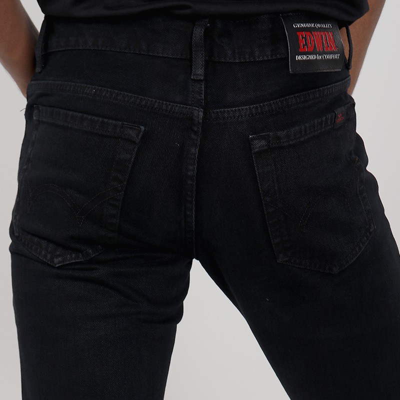VEGAS BLACK Celana Panjang Jeans Denim Pria - Celana Jeans Bottom Man Long Pants Edwin Jeans-4