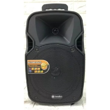 Promo salon speaker besar extra bass karoke bluetooth free mick portable line in cod/polytron dat ki