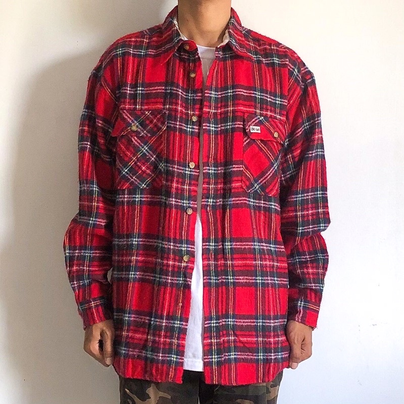 outer wool flannel calaja