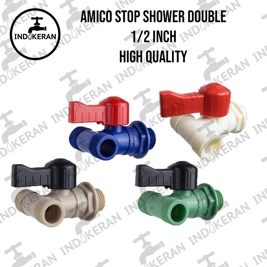 AMICO - Kran Stop Shower Double - 1/2 Inch - High Quality