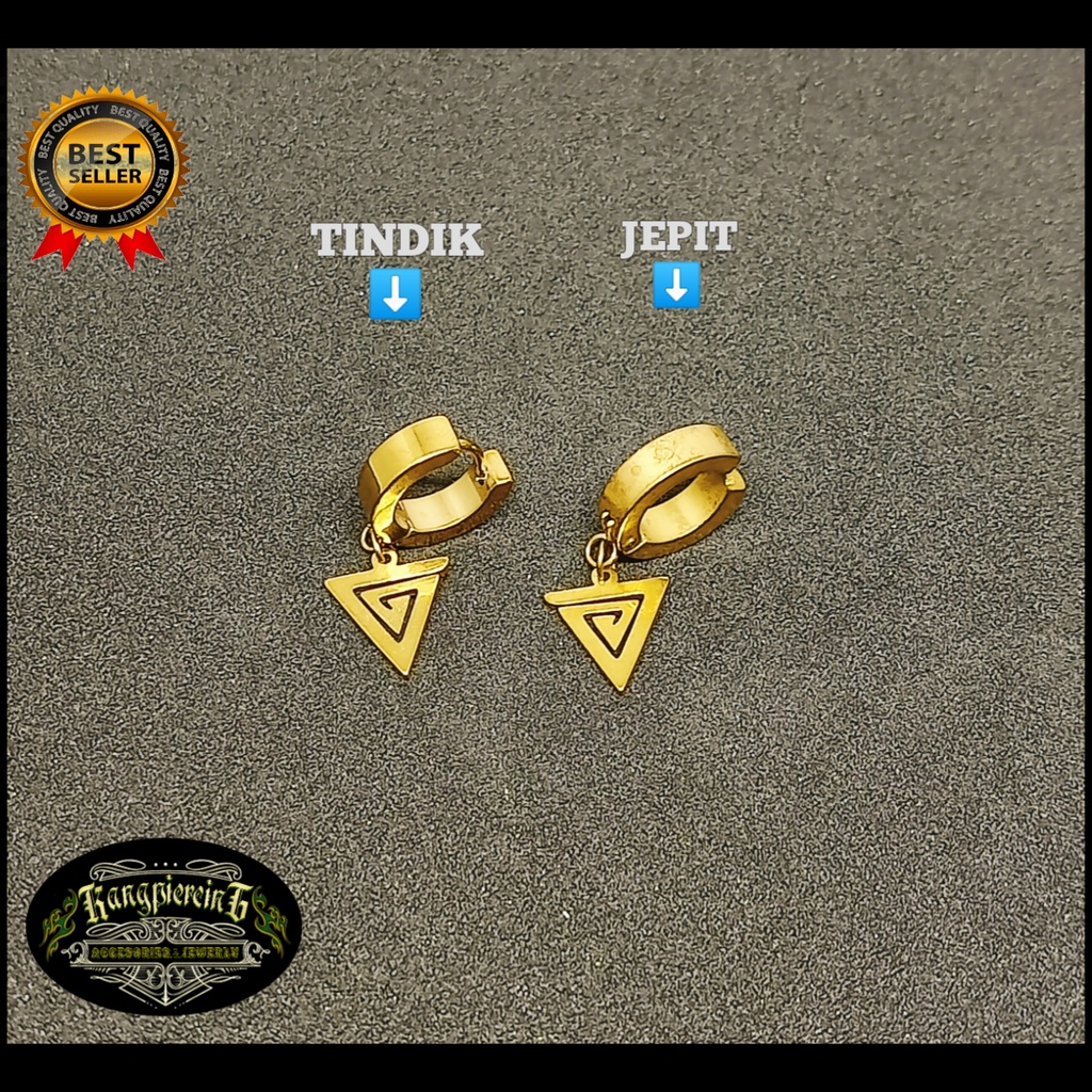 ANTING BTS A-9 TERBARU PRIA DAN WANITA TINDIK DAN JEPIT