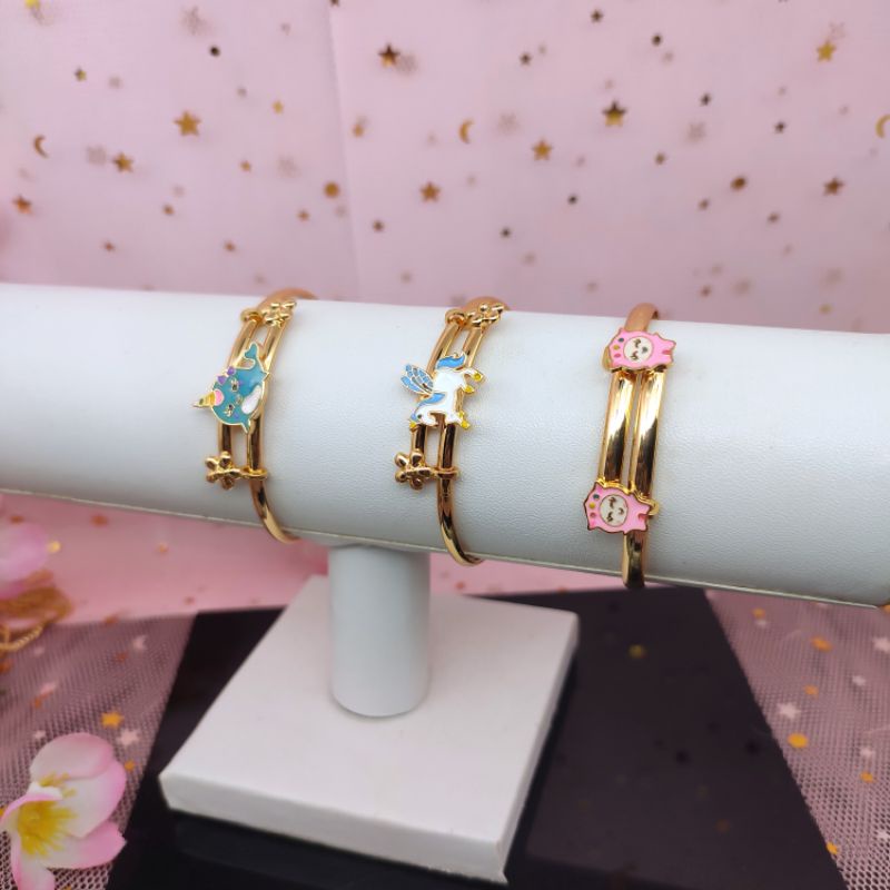 Gelang bangkok anak atau balita  yaxiya lapis emas