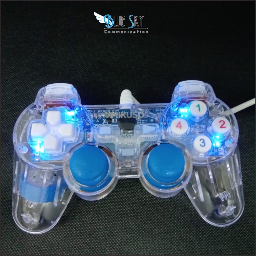 GAMEPAD MIKUSO SINGLE TRANSPARAN GP-009 GAMING