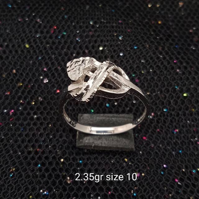 Cincin Emas 17 K - Putih 2.35gr - 2537