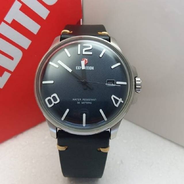 JAM TANGAN EXPEDITION PRIA E 6789 SILVER ORIGINAL