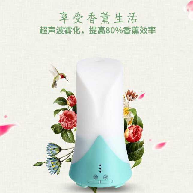 Taffware Air Humidifier Aromatherapy Night Light LED 60ml - HUMI H515 [Putih]