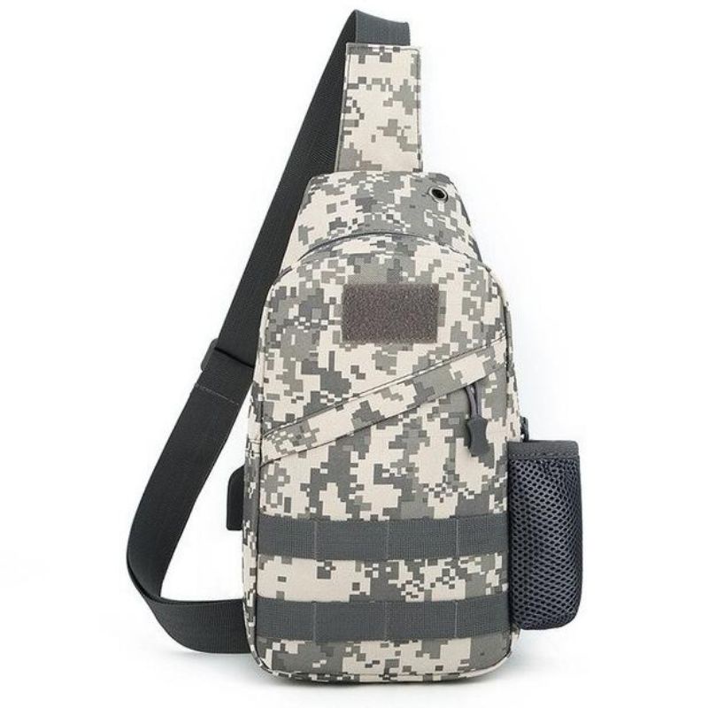 Tas sling bag pria mairu | Mairu Tas Sling Bag Pria Army Selempang Militer Tas Sepeda BL 070