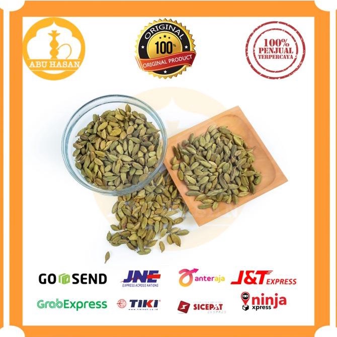 

Jual Kapulaga Hijau Premium Saudi India / Kapolaga/ Kapol/ Green Cardamom | Bumbu Rempah
