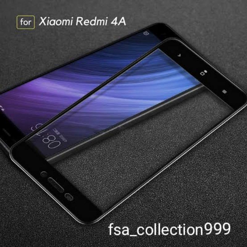 Tempered Xiaomi Redmi 4A Full Cover Protector Quality