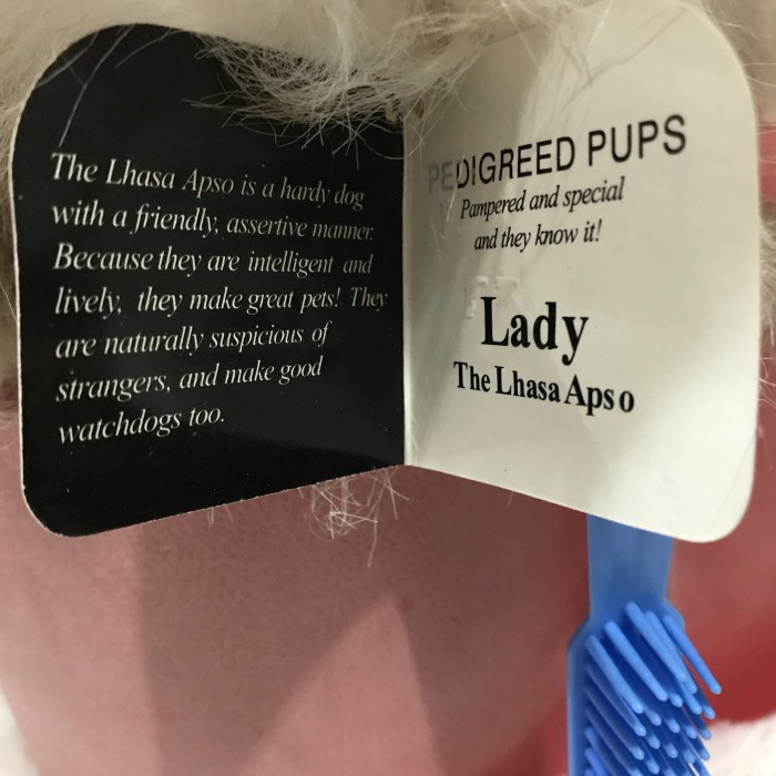 Hot Sale Boneka Anjing Lady The Lhasa Apso ( Lhasa Apso Dog Doll ) Terlaris