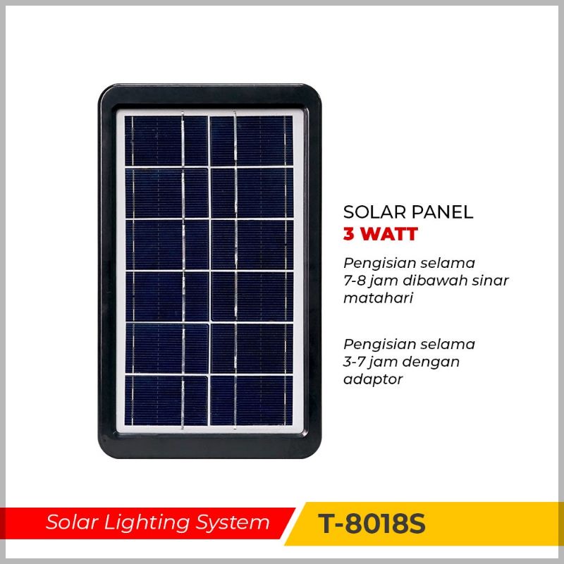 SOLAR LIGHTING SYSTEM ADVANCE T8018S