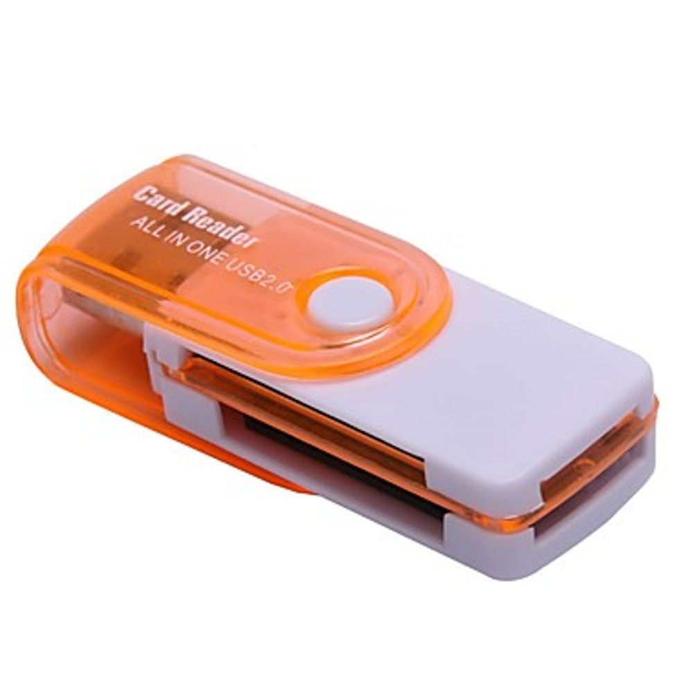 [10 GRAM] Multi Card Reader All In One 4in1 - Card Reader 4 Slot Multi Memory Converter To Flashdisk