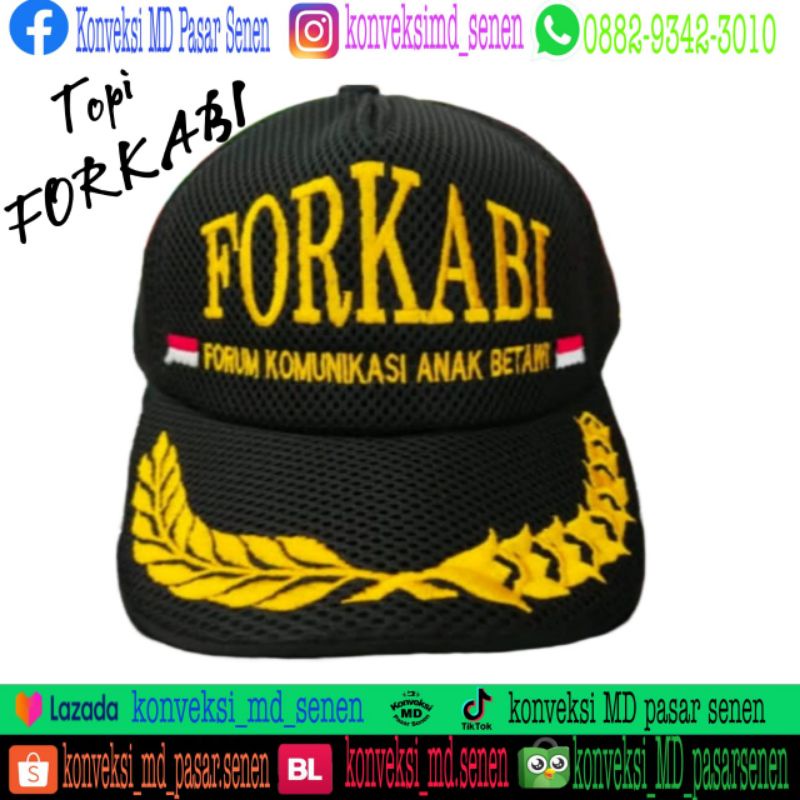 Topi FORKABI/Topi untuk ormas FORKABI/topi forkabi