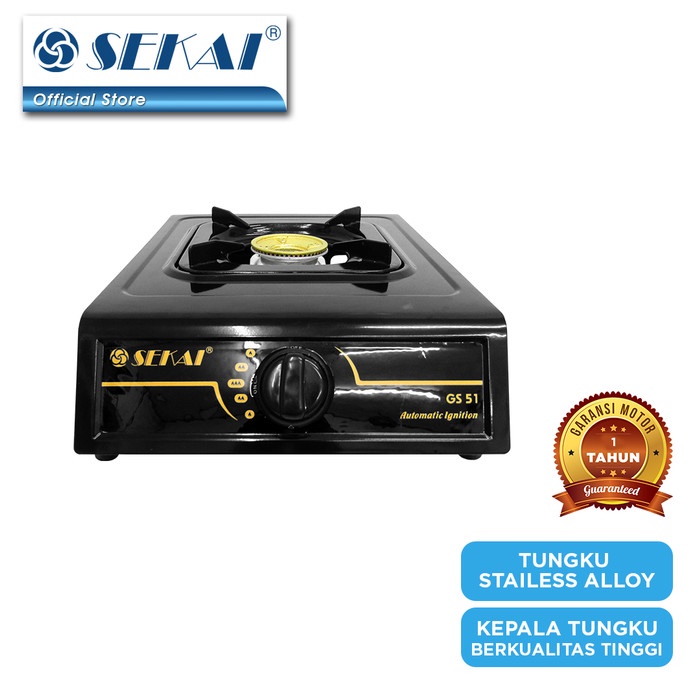 SEKAI Gas Stove GS51 Kompor Gas 1 Tungku GS-51