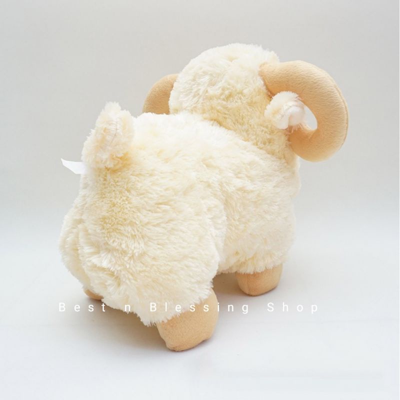 SNI l Boneka Domba Tanduk Lucu Besar Ukuran M / L / XL Halus Lembut Premium Kado Hadiah Anak Pacar Cowok Cewek Laki Perempuan Pria Wanita Cowo Cewe Ulang Tahun Jadian Lucu Unik Gemes Gemoy Murah Impor