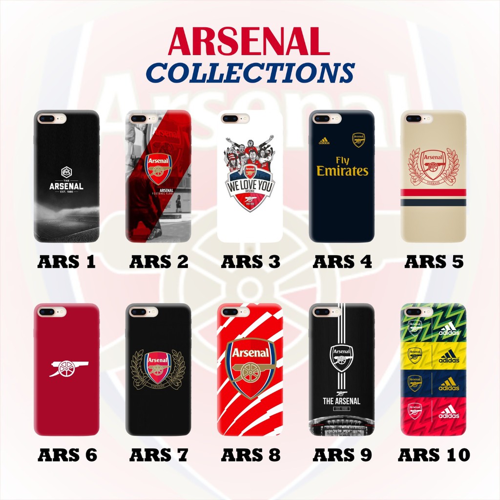 Ready Stok All Tipe Softcase Arsenal case all type