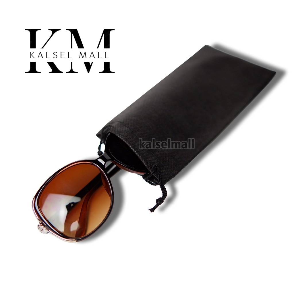 Sarung Kacamata Tempat Kaca Mata Kain Pouch Wadah Kemasan Bag Case Casing Kacamata HP Parfum Powerbank Jam Tangan Serbaguna KTK4