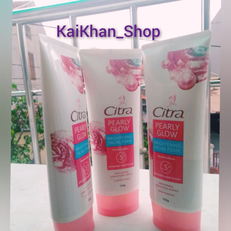 CITRA Pearly Glow Brightening Facial Foam ( Sabun Cuci Muka ) - 100ml