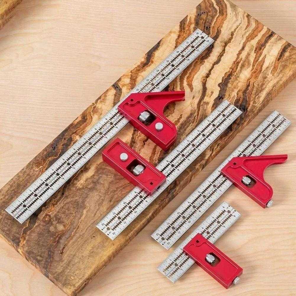 TD - CEA FNICEL Penggaris Combination Square Ruler Woodworking 12 Inch - 0121