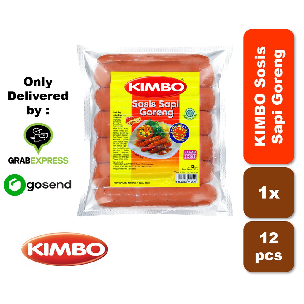 KIMBO Sosis Sapi Goreng12 Shopee Indonesia