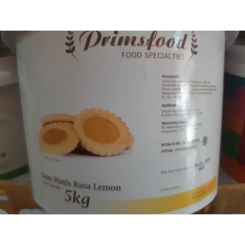 

prim's food lemon /selai lemon 250 gr Repack
