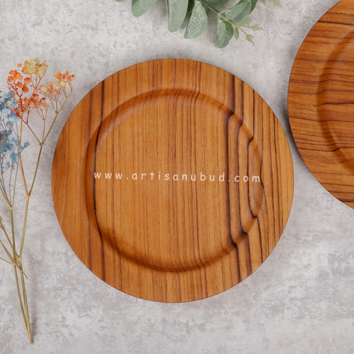 

Dhanapati - Piring Kayu Jati Food Grade Bahan Natural | Props Foto - S - 20cm - BARU