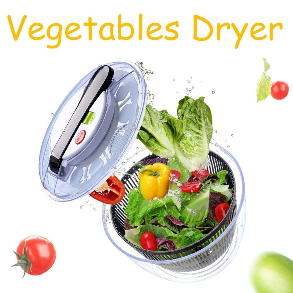 Rebuy Mesin Cuci Pengering Sayuran / Salad / Spinner Kapasitas Besar|Keranjang Cuci Buah / Sayuran Untuk Dapur