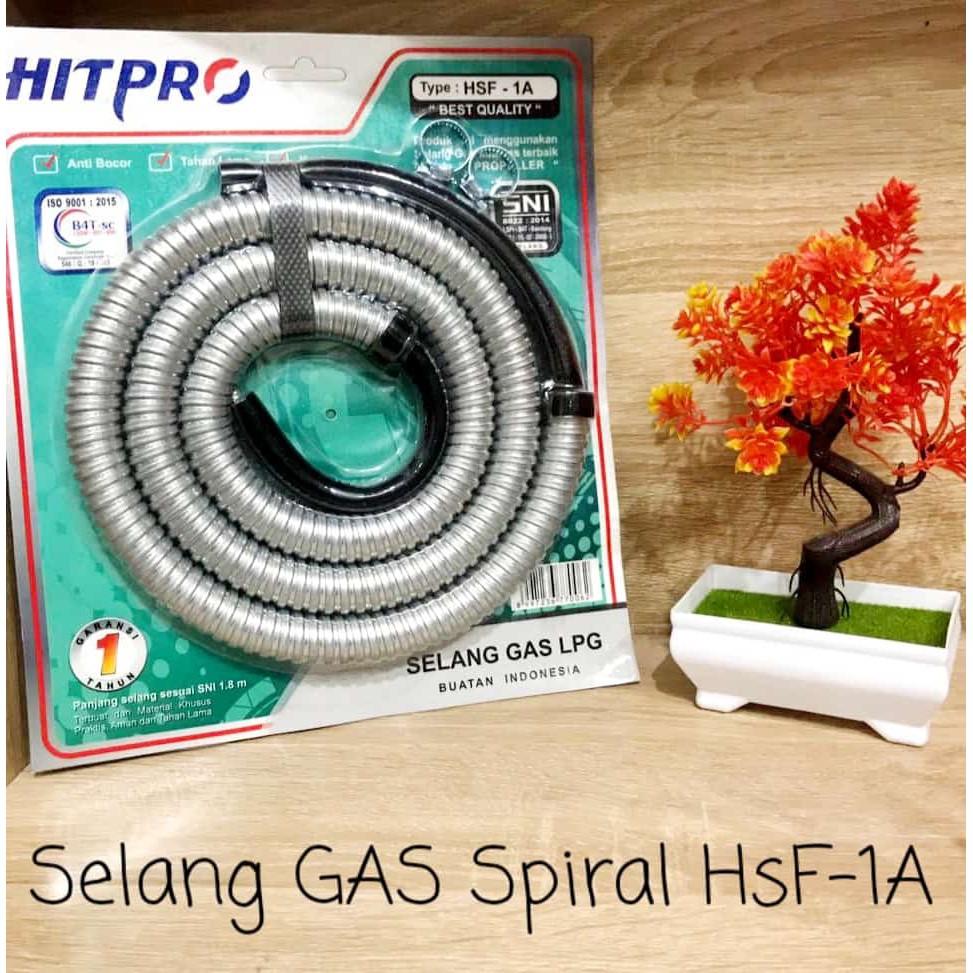 Selang Regulator Kompor Gas Hit Pro LPG High Pressure tekanan tinggi 3 KG-5 KG-12 KG / selang gas