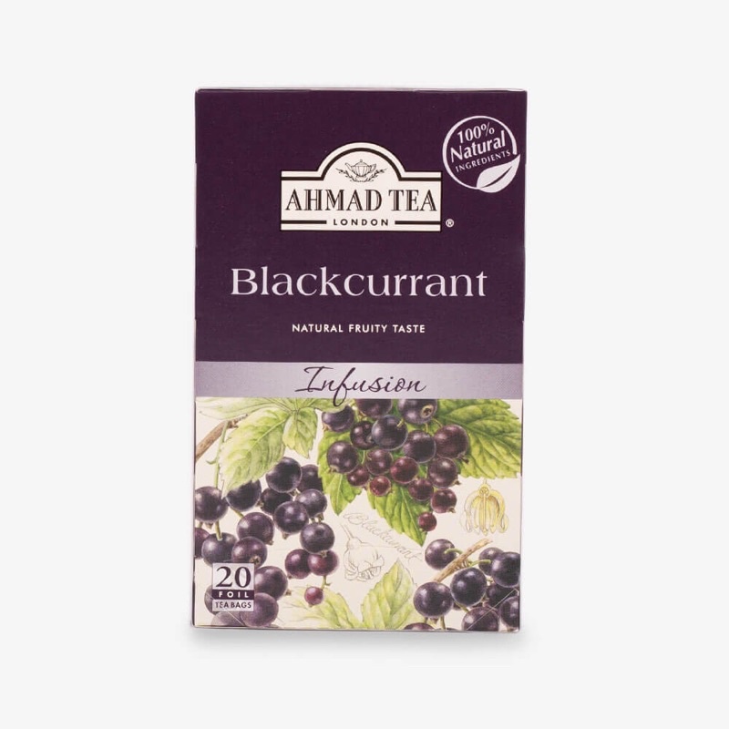 

Ahmad Tea Blackcurrant Infusion 20’s 40gr