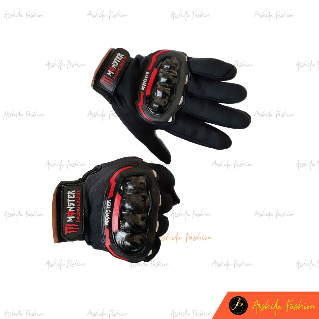 Sarung Tangan Motor Full / Sarung Tangan Jari Full Protector Racing