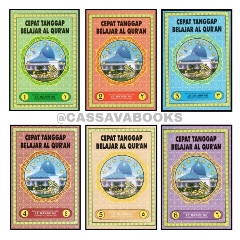 Cepat Tanggap Belajar Al-Qur'an Metode An-Nahdliyah Jilid 1-6