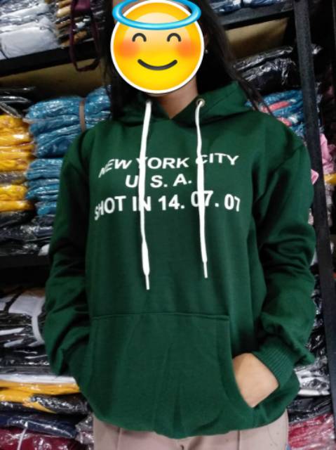 New York Citty Sweater Hoodie Wanita-2