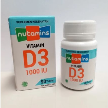 Nutamins D3 1000 IU Vitamin D3 Vit D 3 1000IU