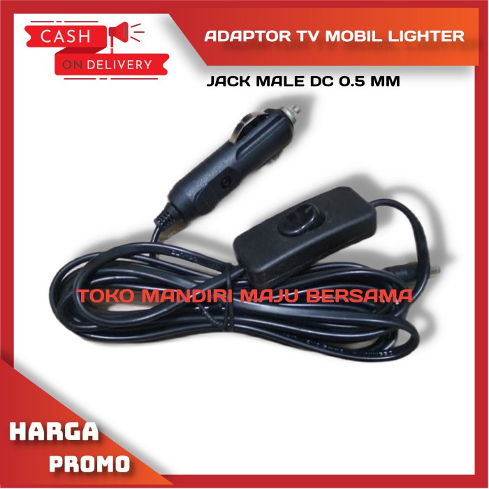 ADAPTOR 12V TV MOBIL / COLOKAN LIGHTER MOBIL / POMPA DC 12V