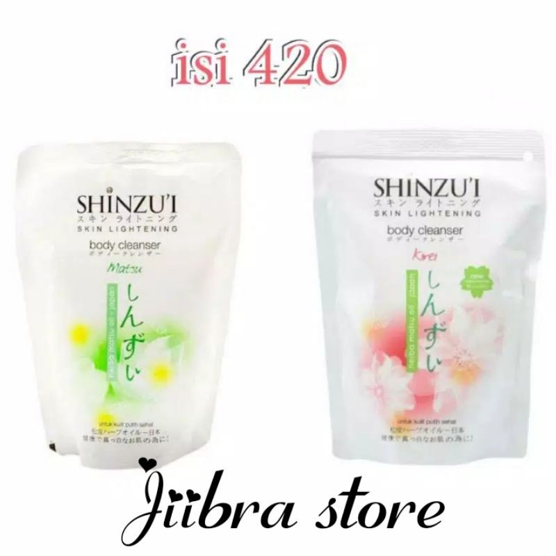 SHINZU'I skin lightening body cleanser 410ml