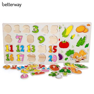 Betterway Mainan Papan Puzzle Mencocokan Bentuk Hewan  