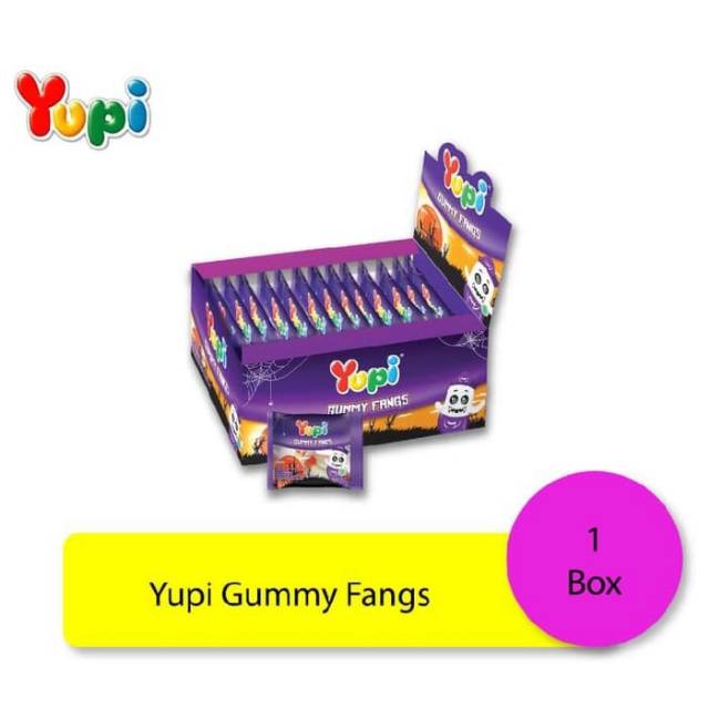 

Yupi gummy fangs 1 box / 1 kotak